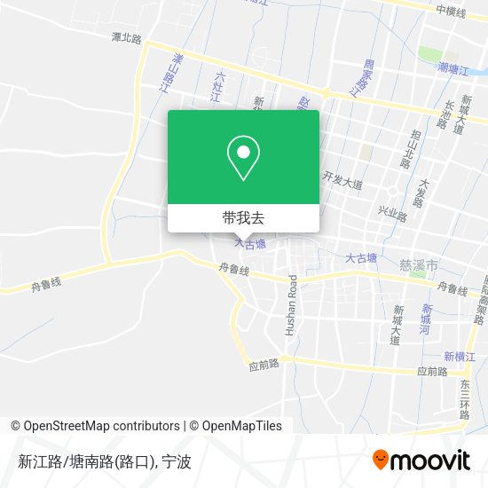 新江路/塘南路(路口)地图