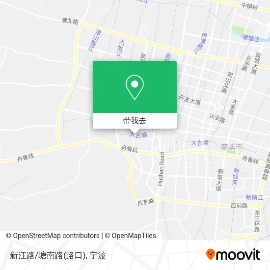 新江路/塘南路(路口)地图