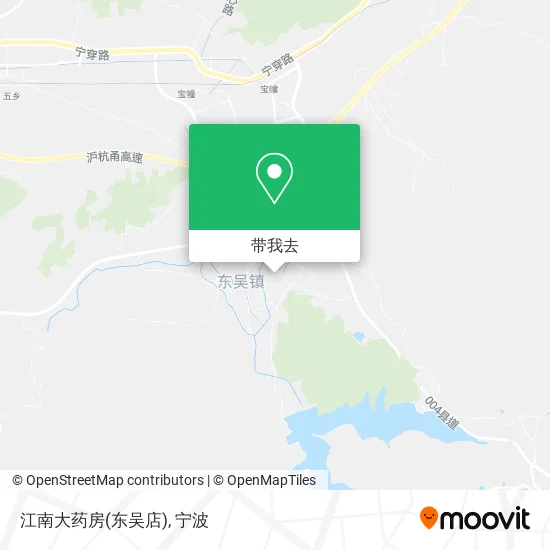 江南大药房(东吴店)地图