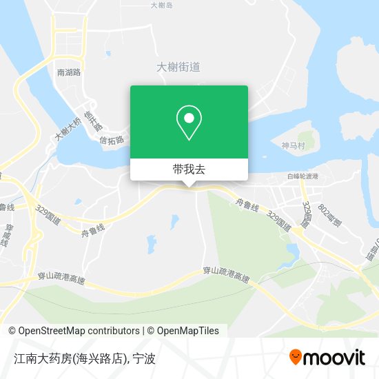 江南大药房(海兴路店)地图