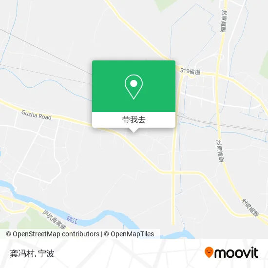 龚冯村地图