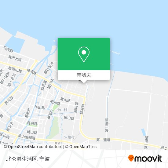 北仑港生活区地图