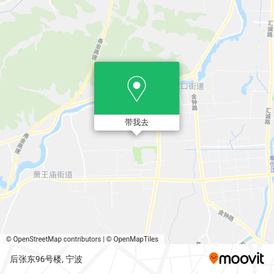 后张东96号楼地图