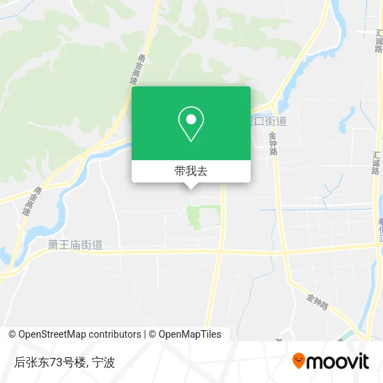 后张东73号楼地图