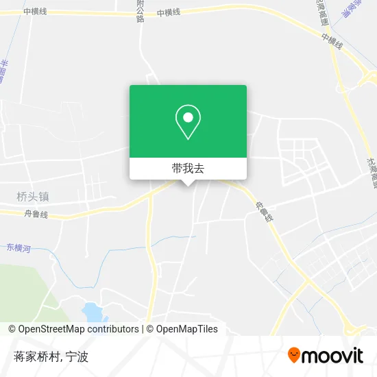 蒋家桥村地图