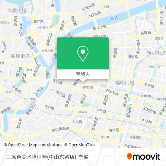 三原色美术培训营(中山东路店)地图