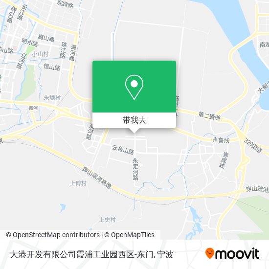 大港开发有限公司霞浦工业园西区-东门地图