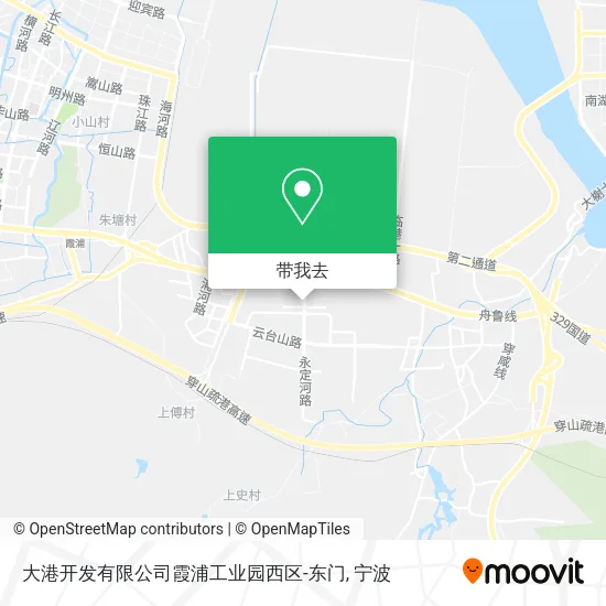 大港开发有限公司霞浦工业园西区-东门地图
