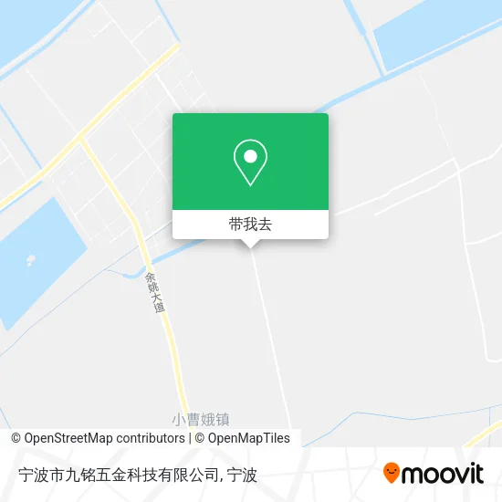 宁波市九铭五金科技有限公司地图