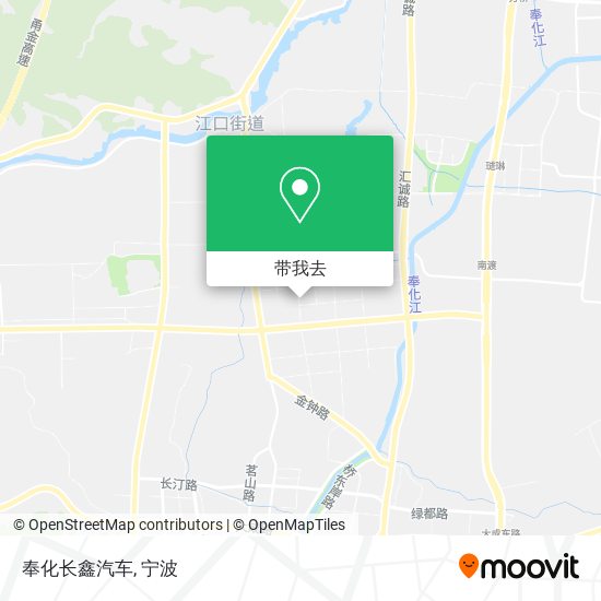 奉化长鑫汽车地图