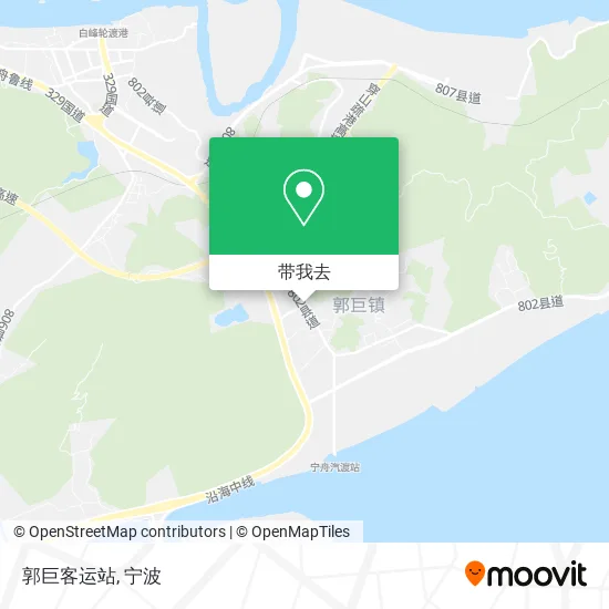 郭巨客运站地图