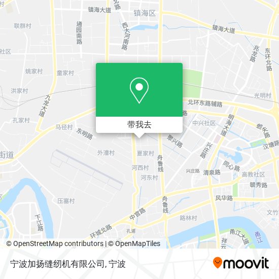 宁波加扬缝纫机有限公司地图