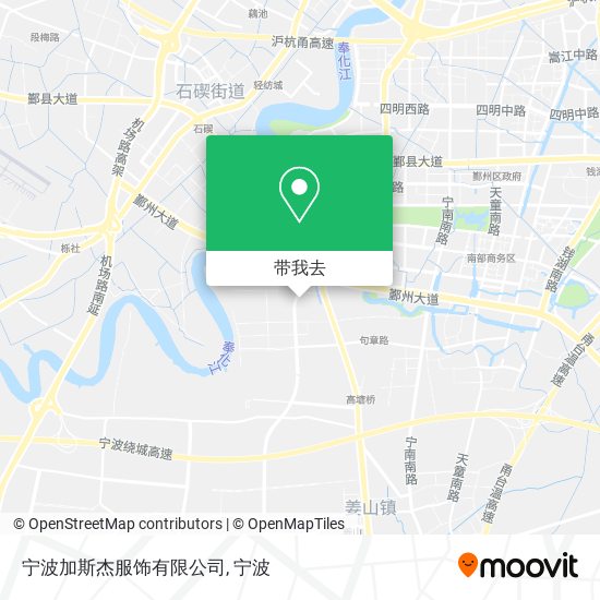 宁波加斯杰服饰有限公司地图