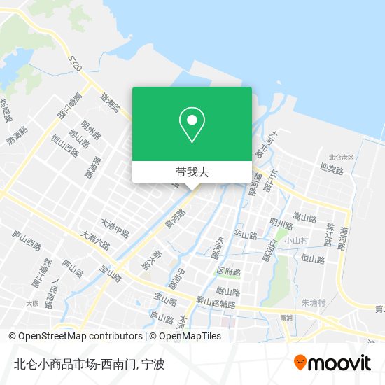 北仑小商品市场-西南门地图