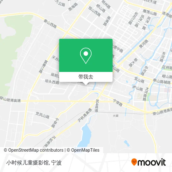 小时候儿童摄影馆地图
