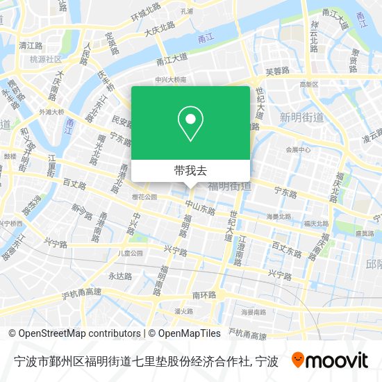 宁波市鄞州区福明街道七里垫股份经济合作社地图