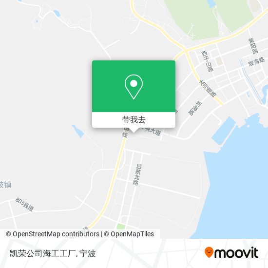 凯荣公司海工工厂地图