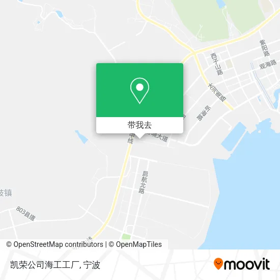 凯荣公司海工工厂地图