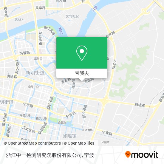 浙江中一检测研究院股份有限公司地图