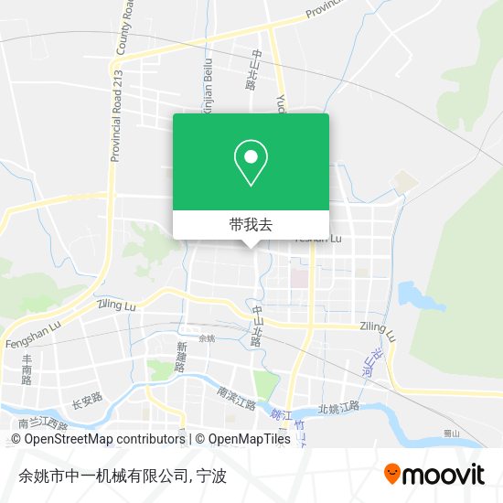 余姚市中一机械有限公司地图