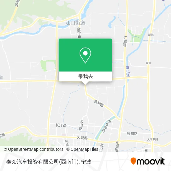 奉众汽车投资有限公司(西南门)地图