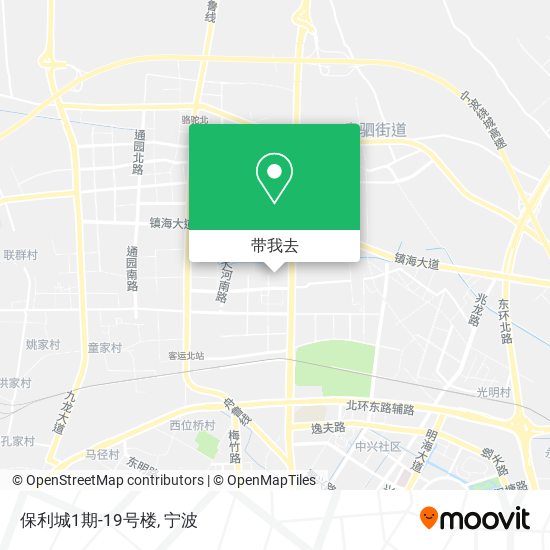 保利城1期-19号楼地图