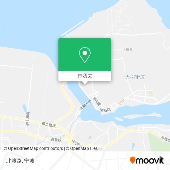 北渡路地图