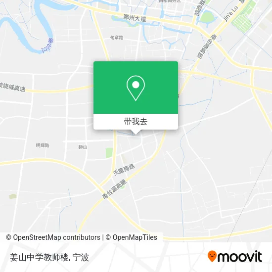姜山中学教师楼地图