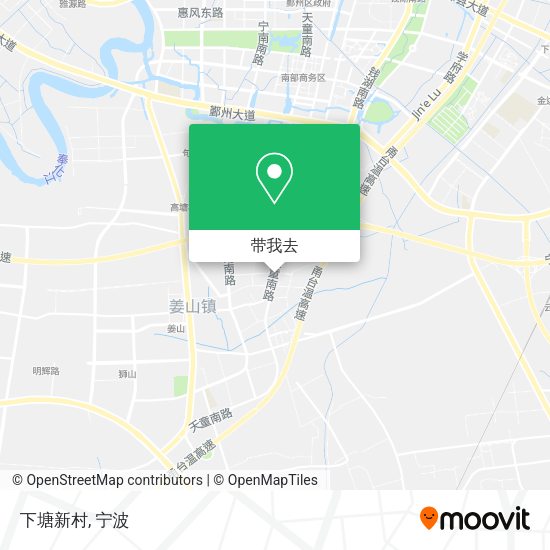 下塘新村地图