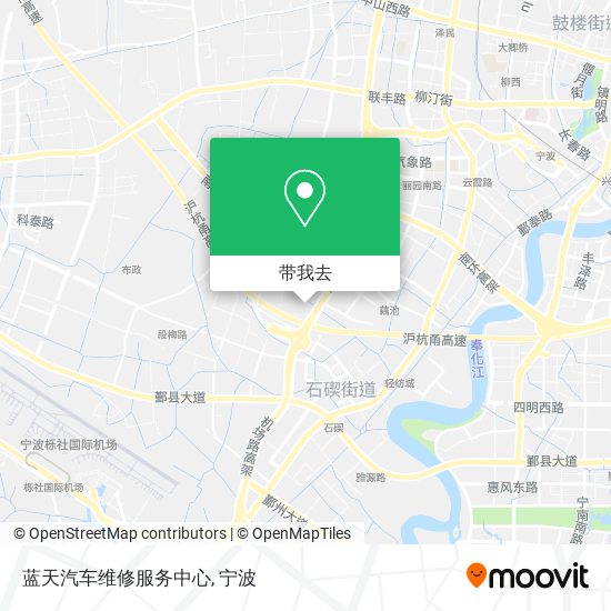 蓝天汽车维修服务中心地图