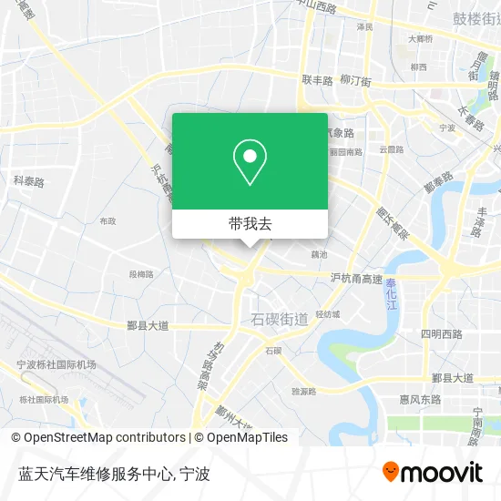 蓝天汽车维修服务中心地图