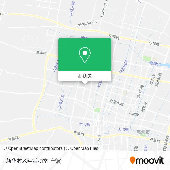 新华村老年活动室地图