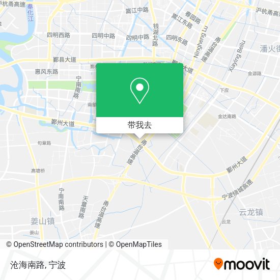 沧海南路地图