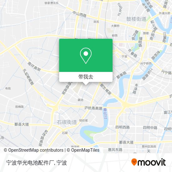 宁波华光电池配件厂地图