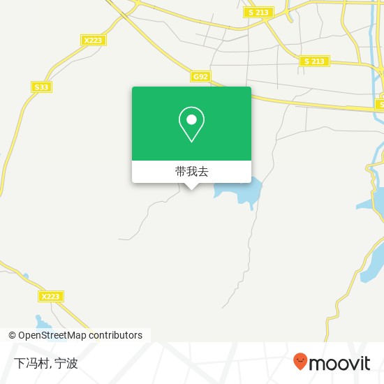 下冯村地图