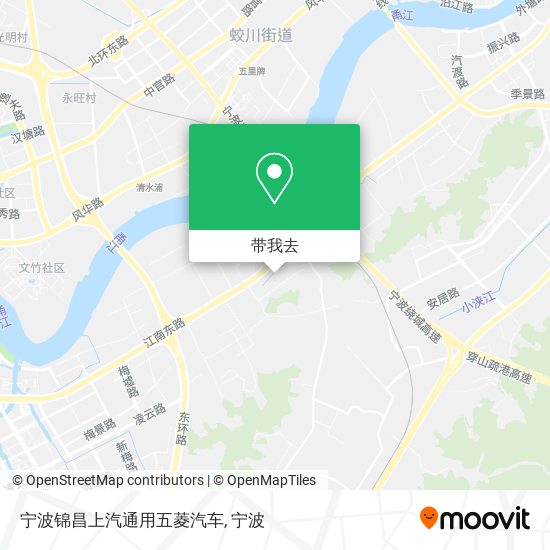 宁波锦昌上汽通用五菱汽车地图