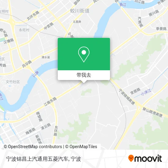 宁波锦昌上汽通用五菱汽车地图