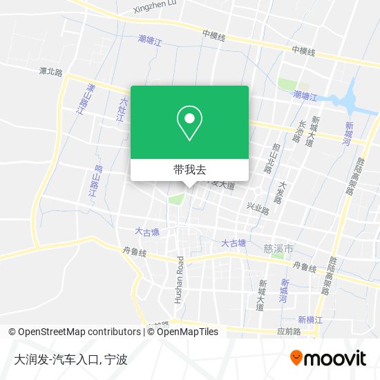 大润发-汽车入口地图