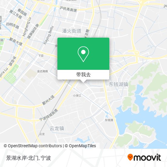 景湖水岸-北门地图