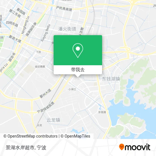 景湖水岸超市地图