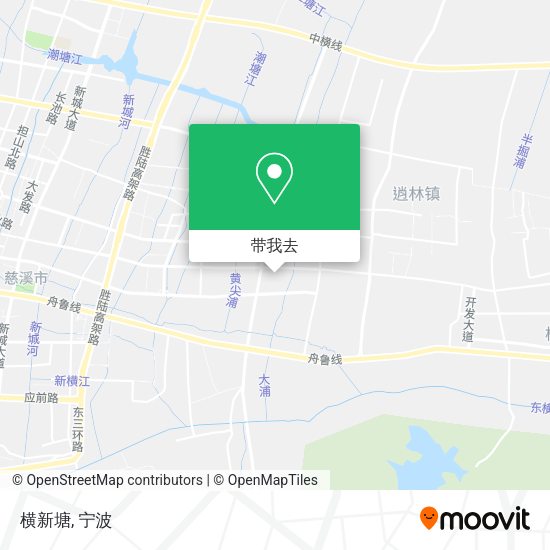 横新塘地图