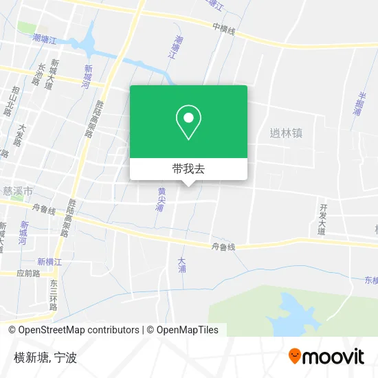 横新塘地图