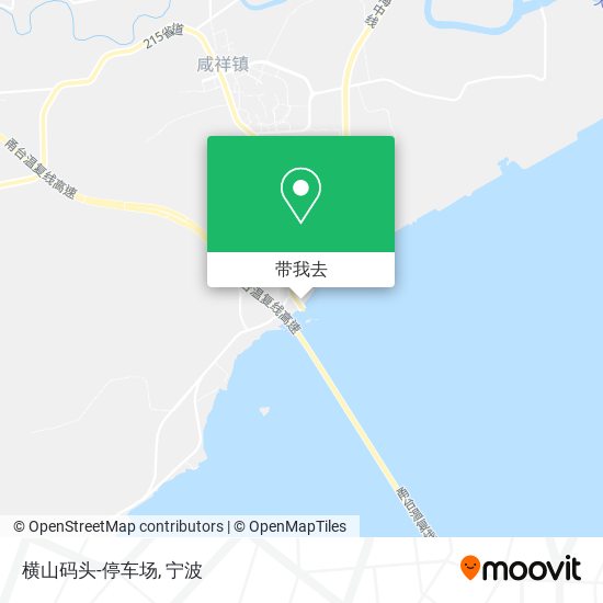 横山码头-停车场地图