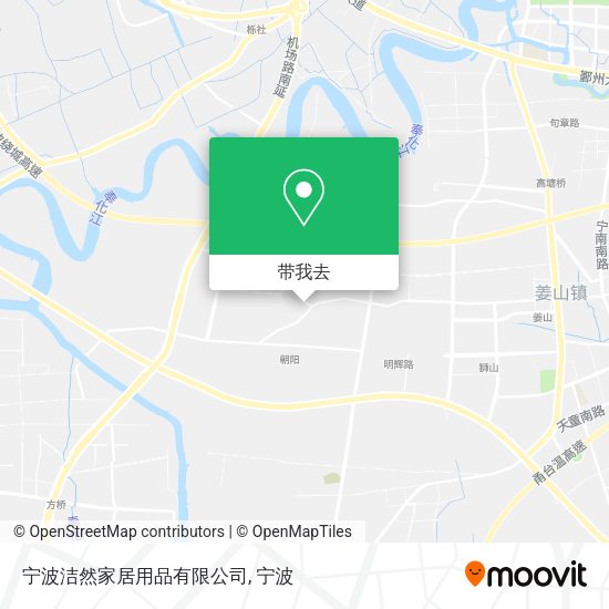 宁波洁然家居用品有限公司地图
