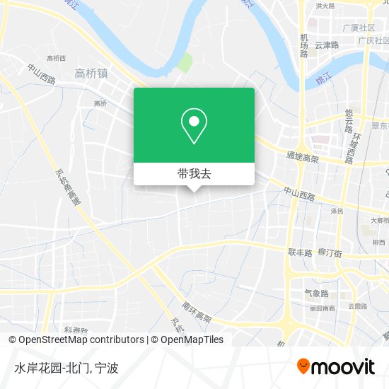 水岸花园-北门地图