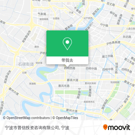 宁波市普信投资咨询有限公司地图
