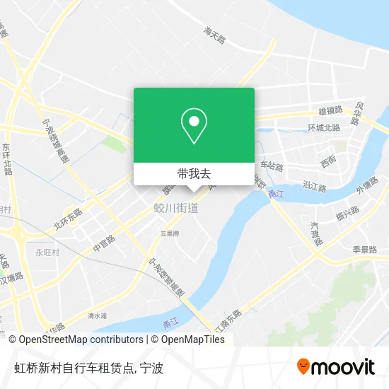 虹桥新村自行车租赁点地图