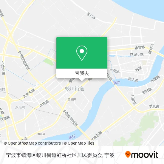 宁波市镇海区蛟川街道虹桥社区居民委员会地图