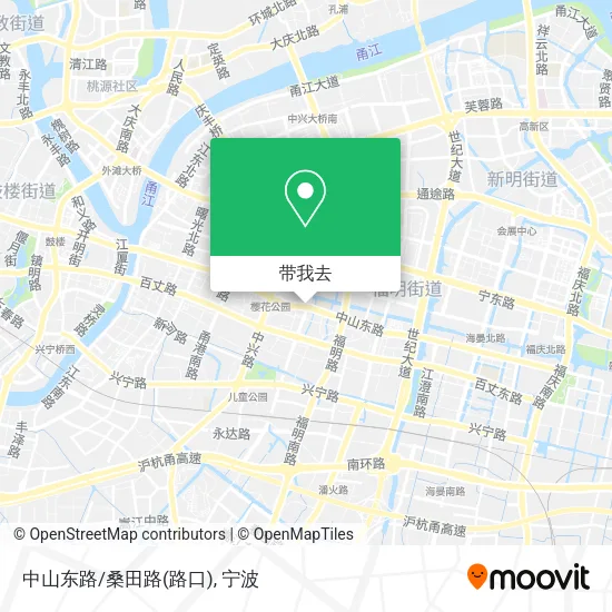 中山东路/桑田路(路口)地图