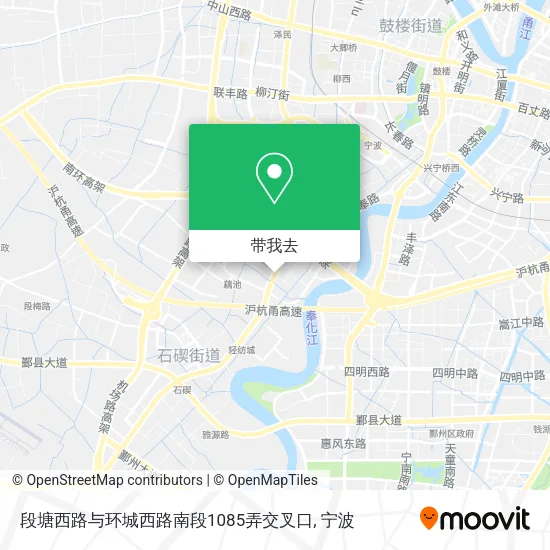 段塘西路与环城西路南段1085弄交叉口地图